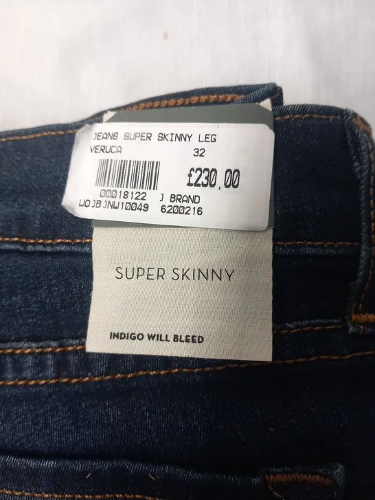 J BRAND SUPER SKINNY LEG VERUCA JEANS SIZE 26