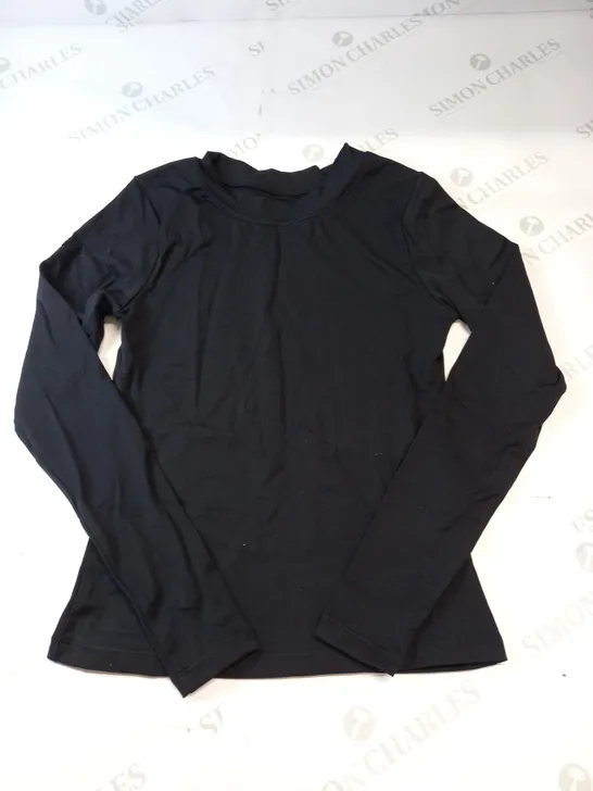 ANOTHER VERSION LONG SLEEVED TOP IN BLACK SIZE MEDIUM