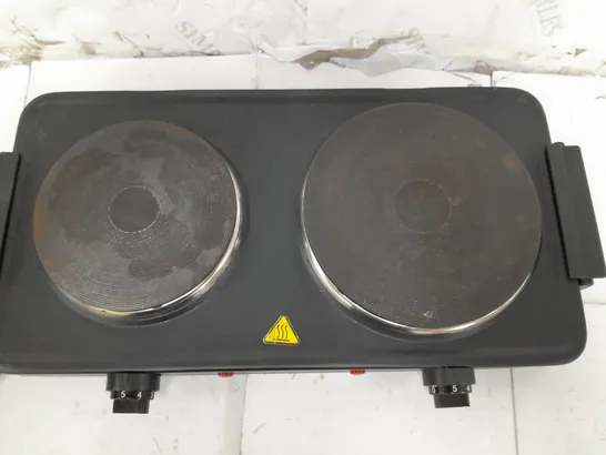 COOKWORKS 2500W TABLE TOP DOUBLE HOTPLATE