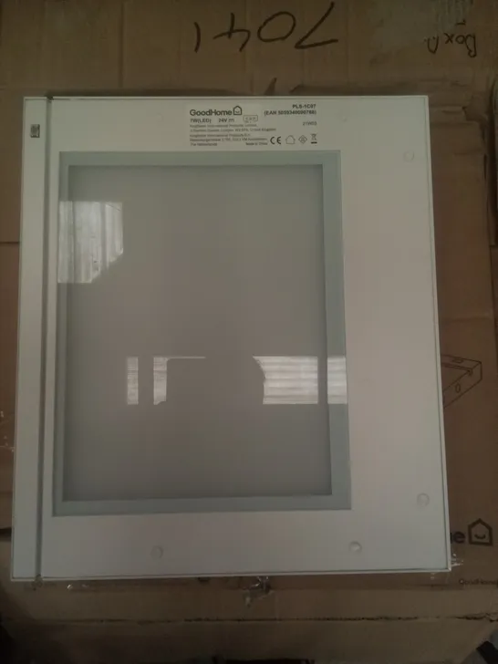 BOXED GOODHOME CARAWAY 40CM INTEGRATED WALL CABINET LIGHT