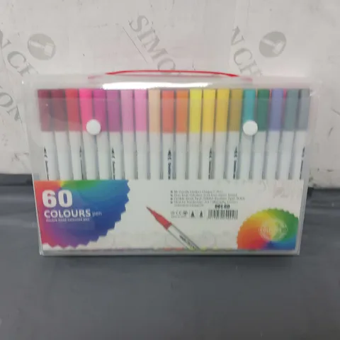 PACK OF 60 COLOURS DOUBLE HEAD PENS