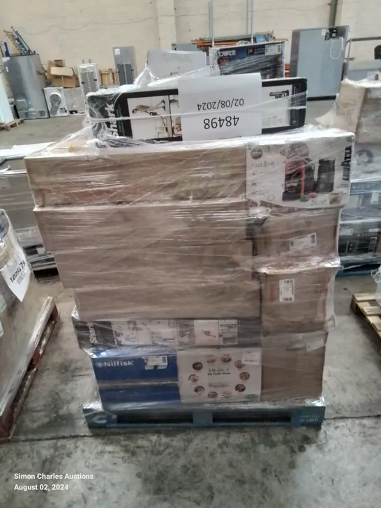 PALLET OF APPROXIMATELY 19 UNPROCESSED RAW RETURN HOUSEHOLD AND ELECTRICAL GOODS TO INCLUDE;