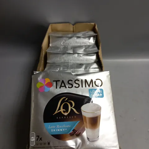 BOX OF 5 TASSIMO LOR ESPRESSO SKINNY LATTE MACCHIATO PACKS