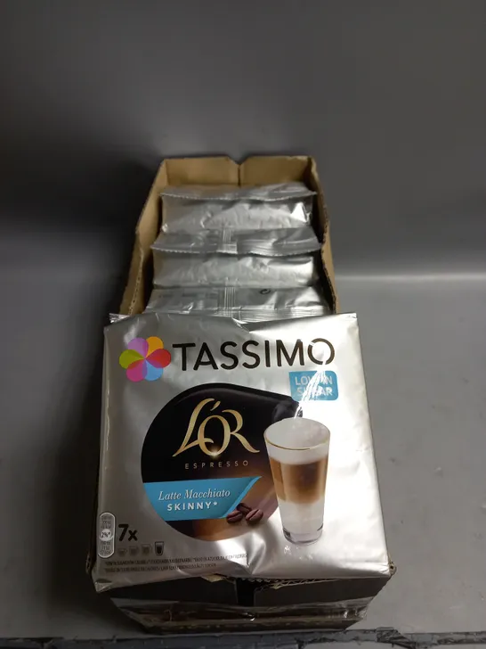 BOX OF 5 TASSIMO LOR ESPRESSO SKINNY LATTE MACCHIATO PACKS