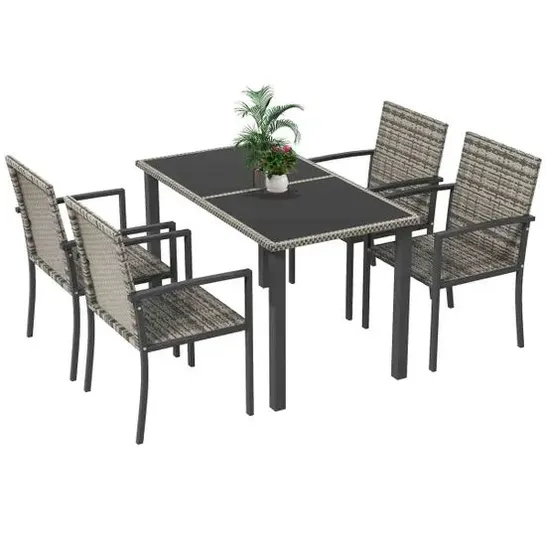 BOXED PATIO DINING SET