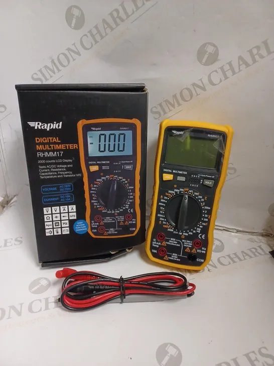 BOXED RAPID RHMM17 DIGITAL MULTIMETER 