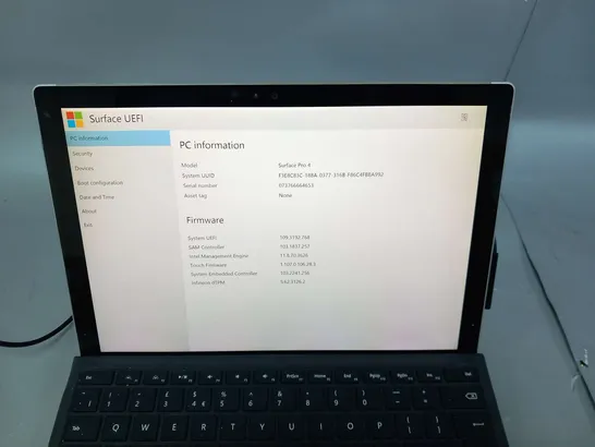 MICROSOFT SURFACE PRO 4 128GB 1724