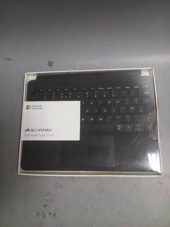 BOXED MICROSOFT SURFACE GO ALCANTARA SIGNATURE TYPE COVER IN BLACK