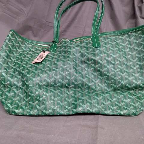 GOYARD GREEN HAND BAG 