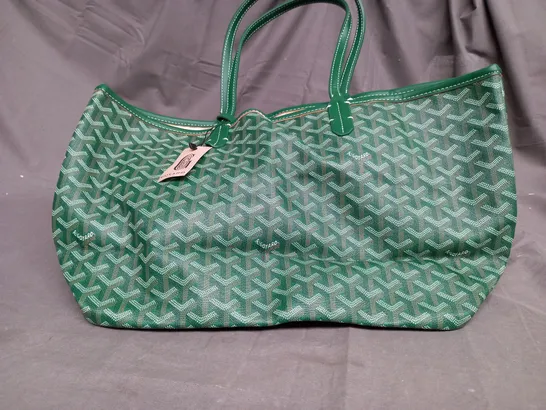 GOYARD GREEN HAND BAG 