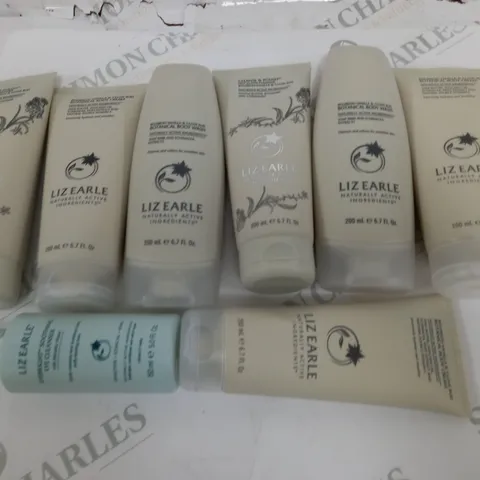 LOT OF 8 ASSORTED LIZ EARLE BEUTY ITEMS TO INCLUDE BODY CREAM AND CLEANSER