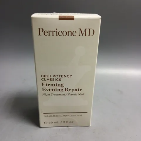 BOXED AND SEALED PERRICONE MD HIGH POTENCY CLASSICS FIRMING EVENING REPAIR 59ML