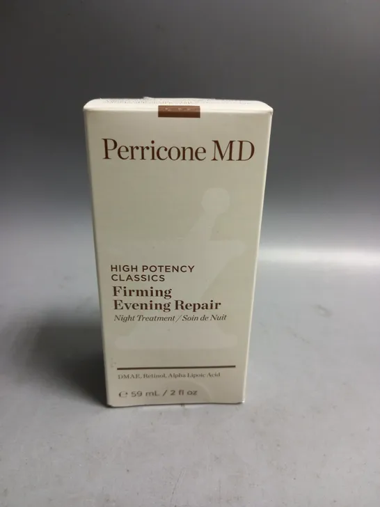 BOXED AND SEALED PERRICONE MD HIGH POTENCY CLASSICS FIRMING EVENING REPAIR 59ML