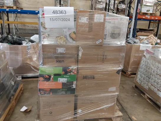 PALLET OF APPROXIMATELY 22 UNPROCESSED RAW RETURN HOUSEHOLD AND ELECTRICAL GOODS TO INCLUDE;