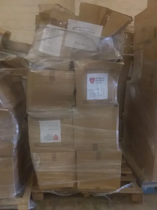 PALLET OF APPROXIMATELY 750 FACE MASK VISORS