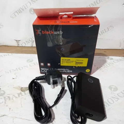 BLACKWEB 90W UNIVERSAL LAPTOP CHARGER 