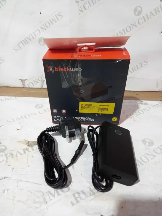 BLACKWEB 90W UNIVERSAL LAPTOP CHARGER 