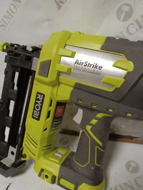 RYOBI ONE+ 16 G AIRSTRIKE NAILER 18V