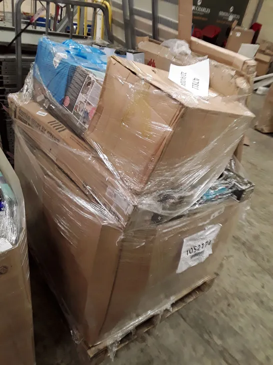 PALLET OF APPROXIMATELY 37 UNPROCESSED RAW RETURN HOUSEHOLD AND ELECTRICAL GOODS TO INCLUDE;