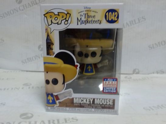BOXED POP! THE THREE MUSKETEERS MICKEY MOUSE VINYL FIGURE