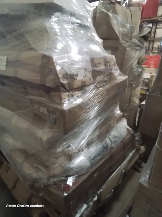 PALLET OF ASSORTED DINING TABLE PARTS