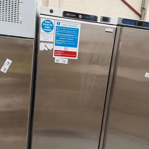 BLIZZARD L400SS 380LTR STAINLESS STEEL COMMERCIAL STORAGE FREEZER