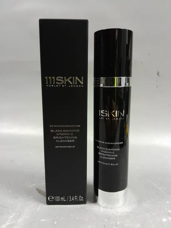 BOXED 111SKIN BLACK DIAMOND BRIGHTENING CLEANSER - 100ML 