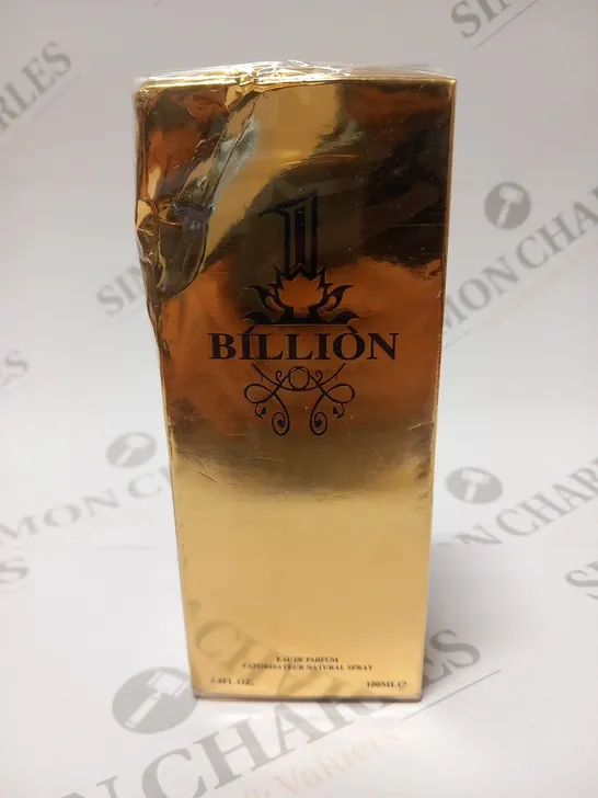 BOXED AND SEALED 1 BILLION EAU DE PARFUM 100ML