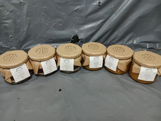 EDINBURGH HONEY CO HONEY SET (3 SCOTTISH BLOSSOM HONEY (400g), (3 SCOTTISH HEATHER HONEY (400g) - COLLECTION ONLY