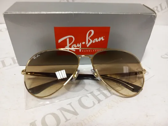 BOXED RAY BAN ARISTA CLEAR GRADIENT BROWN SUNGLASSES