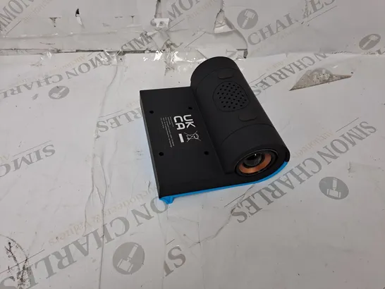 BELL HOWELL 2IN1 SPEAKER AND WIRELESS CHARGER  IN BLUE 