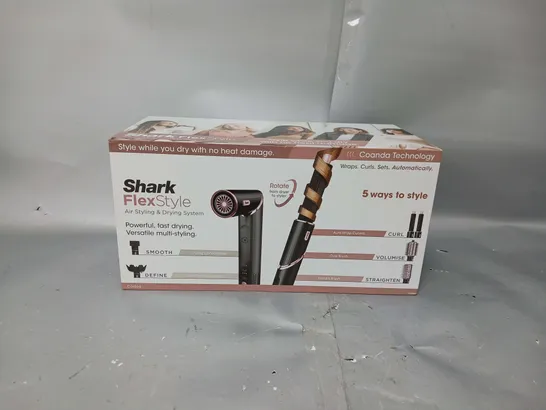 BOXED SHARK FLEXSTYLE HAIR STYLER AND DRYER 