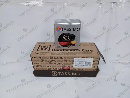 LOT TO CONTAIN 5 X PACKS OF TASSIMO ESPRESSO INTENSITY COFFEE PODS // BEST BEFORE 10/07/2024 