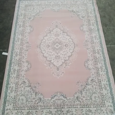 QUALITY DESIGNER TRADITIONAL DESIGN PINK MAESTRO AREA RUG 230/160