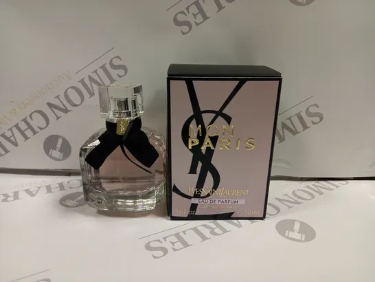 BOXED YVES SAINT LAURENT MON PARIS EAU DE PARFUM 50ML