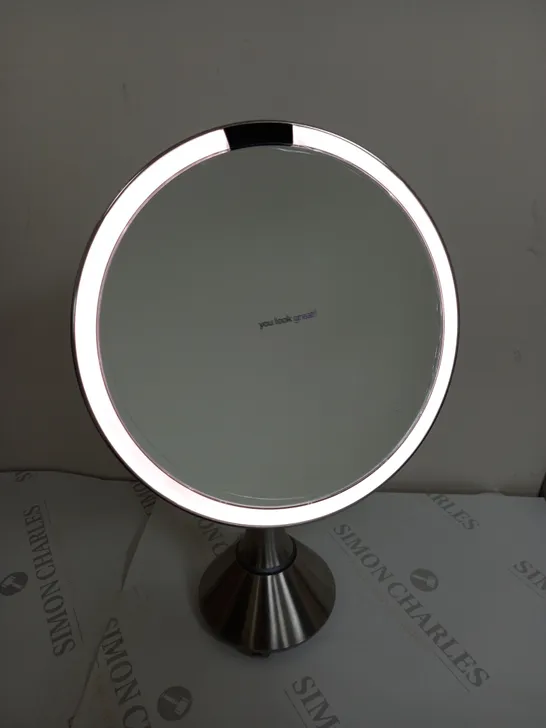 SIMPLEHUMAN 20CM SENSOR MIRROR WITH TOUCH-CONTROL BRIGHTNESS 10X MAG 