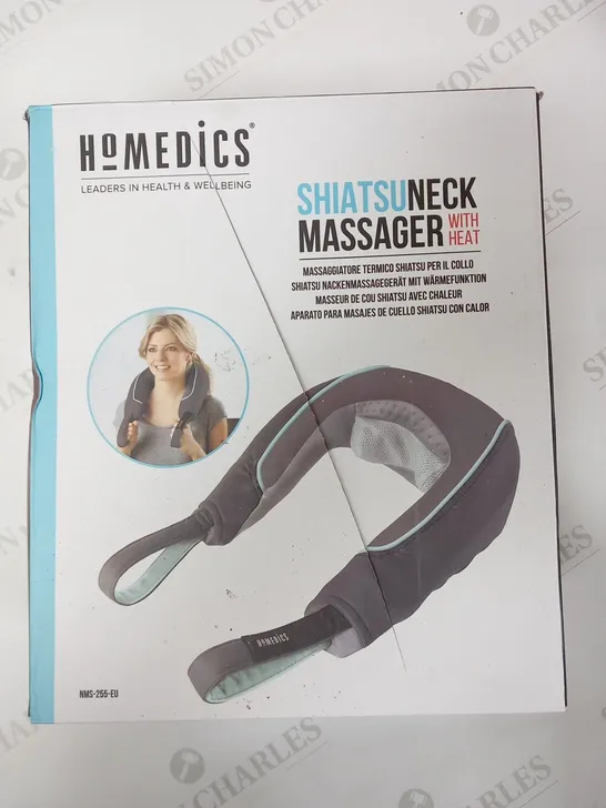 BOXED HOMEDICS SHIATSU NECK MASSAGER WITH HEAT NMS-255-EU