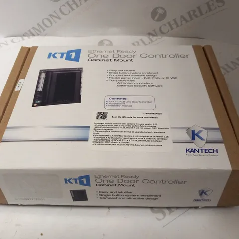 BOXED KT1 ETHERNET READY ONE DOOR CONTROLLER CABINET MOUNT