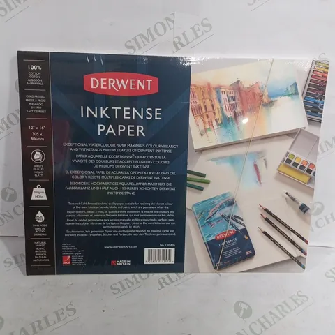 DERWENT PROFESSIONAL 12X16" INKTENSE PAPER PAD 20 WHITE SHEETS