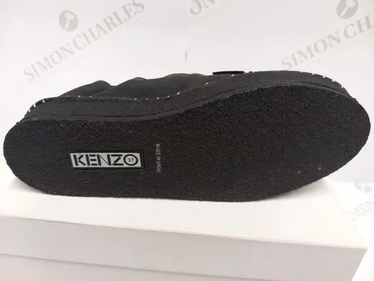 BOXED PAIR OF KENZO SLIPPER BLACK SIZE 37