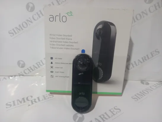 BOXED ARLO WIRED VIDEO DOORBELL