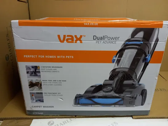 VAX DUAL POWER PET ADVANCE CARPET CLEANER