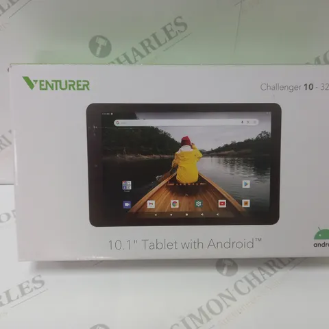 BRAND NEW BOXED VENTURER CHALLENGER 10 10.1" TABLET - 32 GB, BLACK