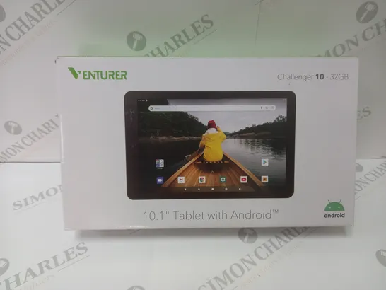 BRAND NEW BOXED VENTURER CHALLENGER 10 10.1" TABLET - 32 GB, BLACK