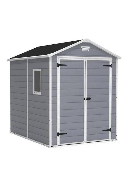 BOXED KETER MAINTENANCE FREE SHED 6X8FT (1 BOX)