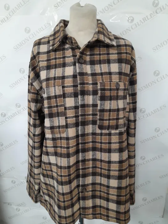 COTTON ON LOOSE FIITNG FLANNEL SHIRT SIZE S | P 