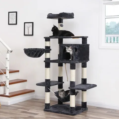 BARKING 164CM CAT TREE COLOUR: SMOKY