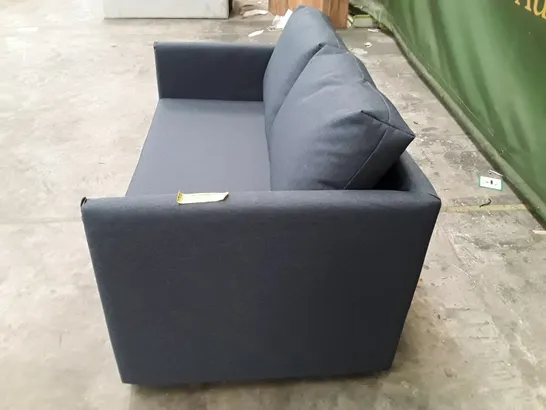 QUALITY DESIGNER HOLLANDER MADE BY ORDER SOFA BED - BLUE FABRIC