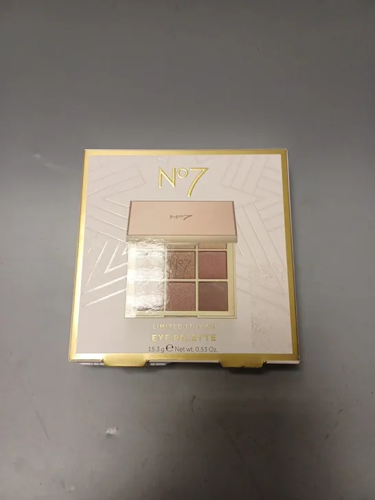 SEALED NO7 LIMITED EDITION EYE PALETTE 