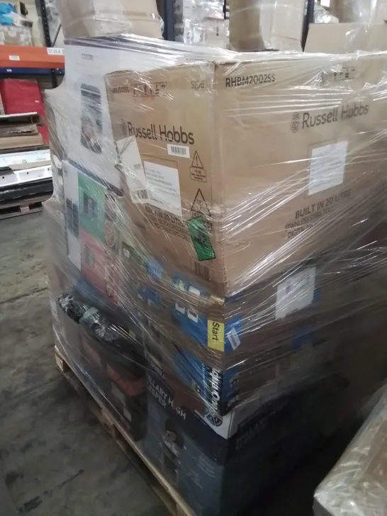 PALLET OF APPROXIMATELY 23 UNPROCESSED RAW RETURN HOUSEHOLD AND ELECTRICAL GOODS TO INCLUDE;